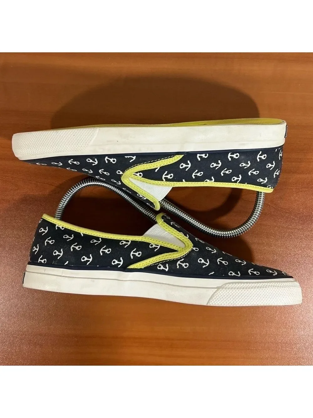 Sperry Top-Sider Mariner Anchor Women's Slip On Canvas Shoe Size 8.5 #678